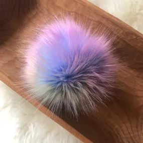 Cotton Candy Faux Fur Pom Pom