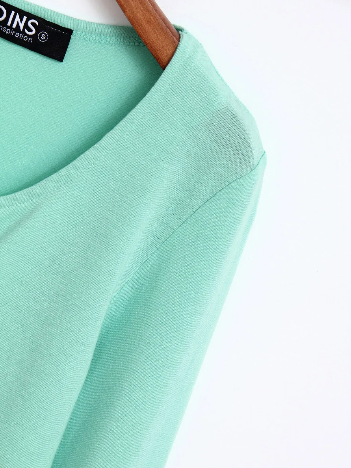 Custom Casual Lace-up Long Sleeves T-shirt