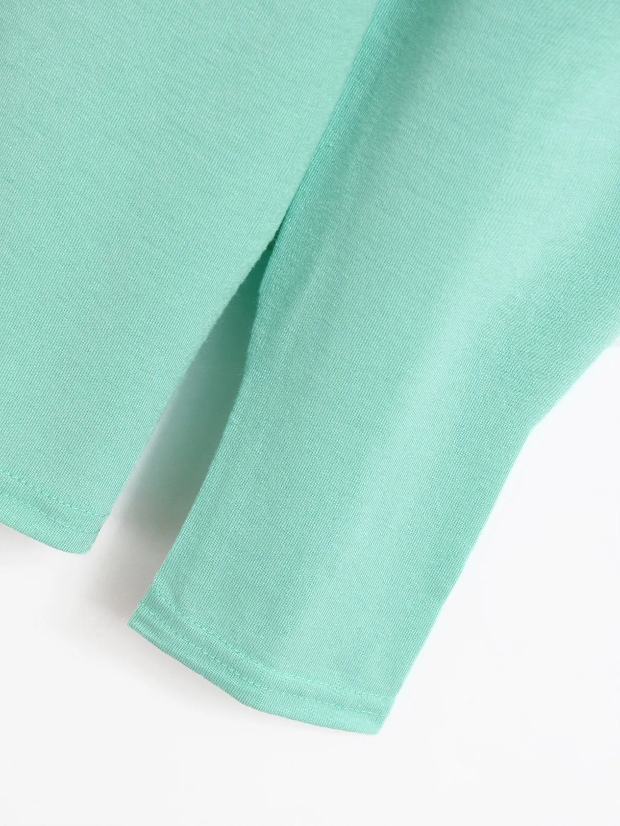 Custom Casual Lace-up Long Sleeves T-shirt