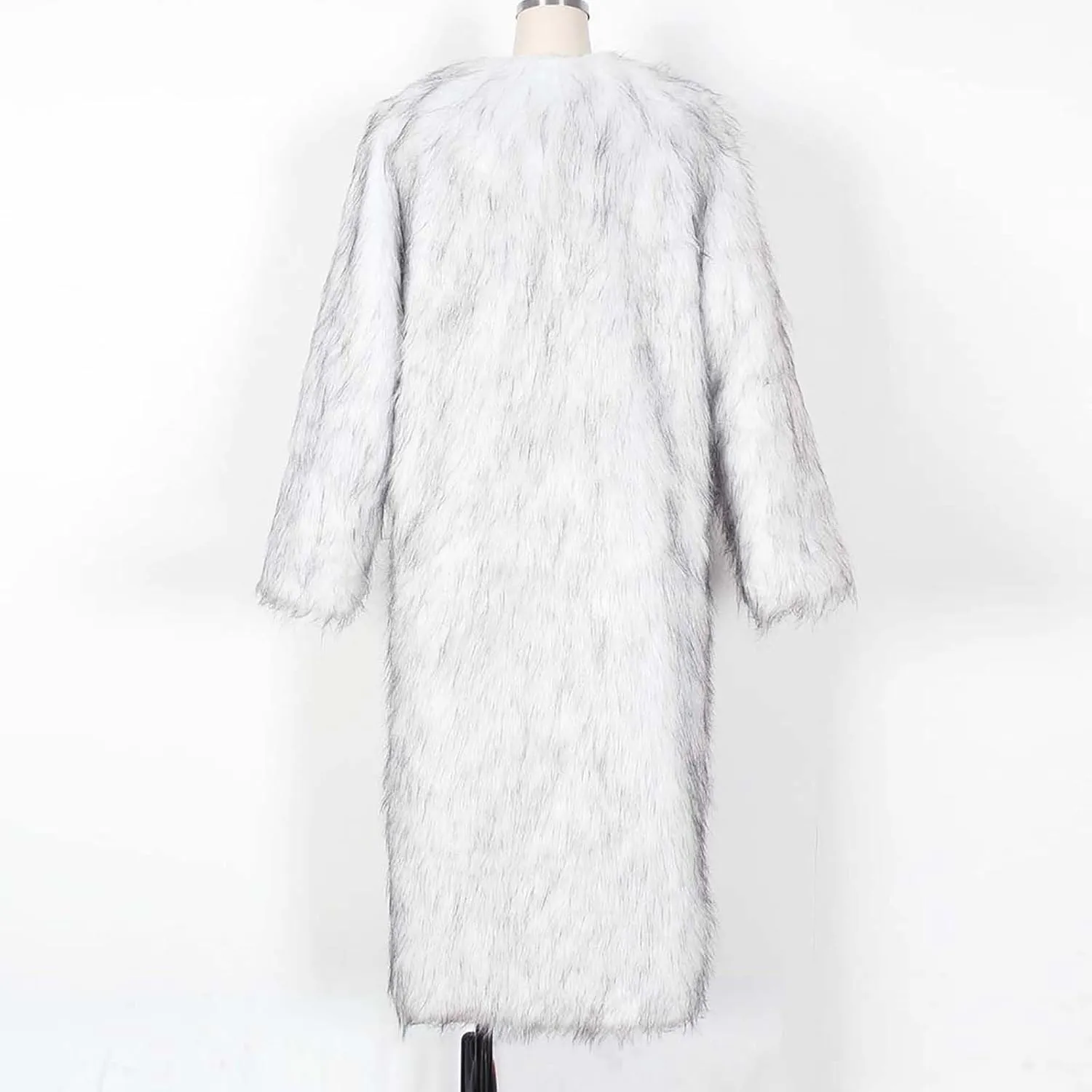 Faux Fur Coats for Women Long Open Front Cardigan Fuzzy Fleece Jacket Warm Winter Coats Fashion Outfits