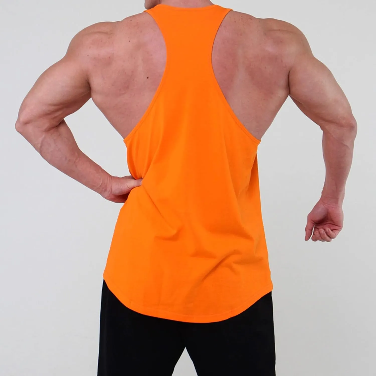 Maiyifu-GJ Men's Neck Stringer Tank Top Gym Workout Bodybuilding Sleeveless Tee Summer Casual Athletic Sweatshirts