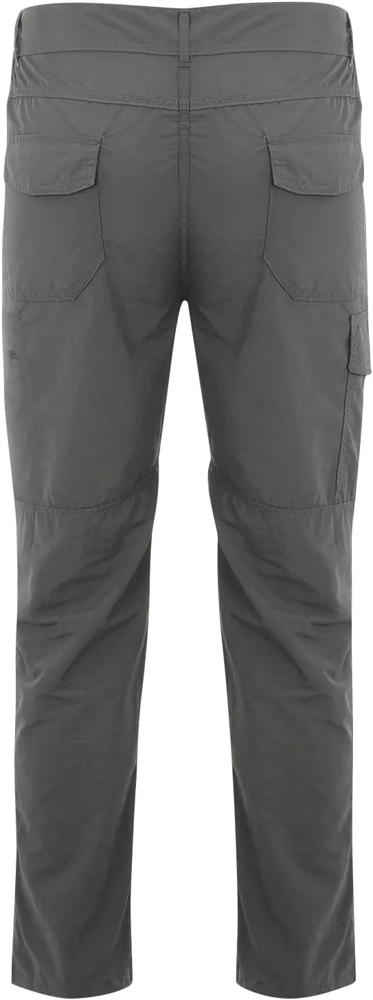 Mencomfy Cargo Pants Waterproof Ripstop Flex Tactic Lightweight Outdoor Hiking Work Pants Relaxed Fit Trousers