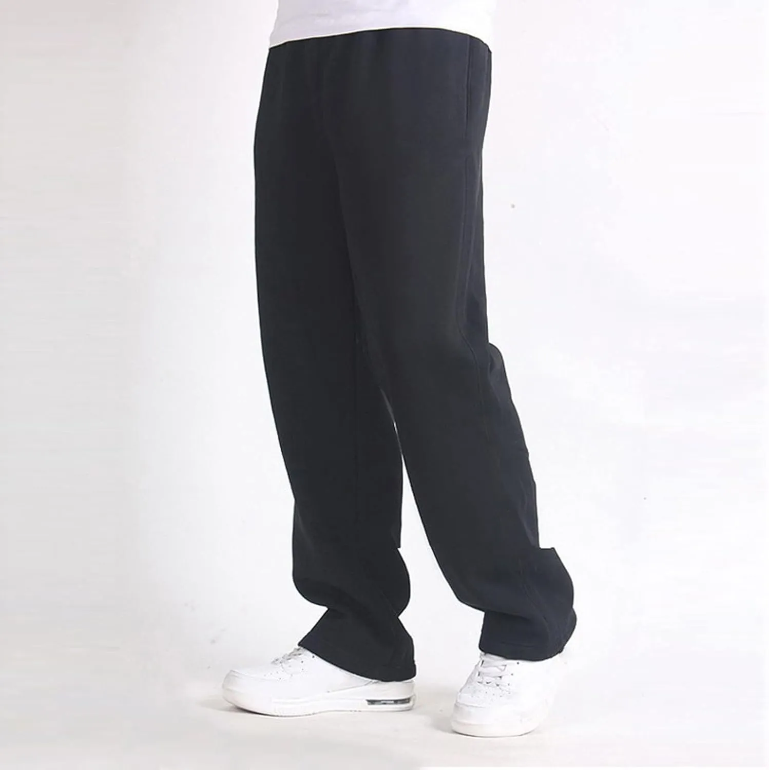 Mens Casual Jogger Pants Relaxed Fit Cargo Pants Drawstring Sweatpants Hiking Outdoor Twill Sport Pants