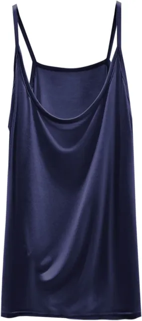 Oplxuo Women Camisole Spaghetti Strap Tank Top Casual Loose Layering Cami Undershirt for Yoga