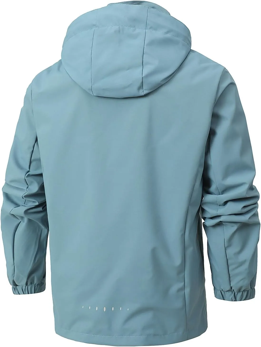 Rain Jacket Men Lightweight Jacket Hooded Mountain Softshell Windbreaker Windproof Waterproof Hiking Casual Raincoat