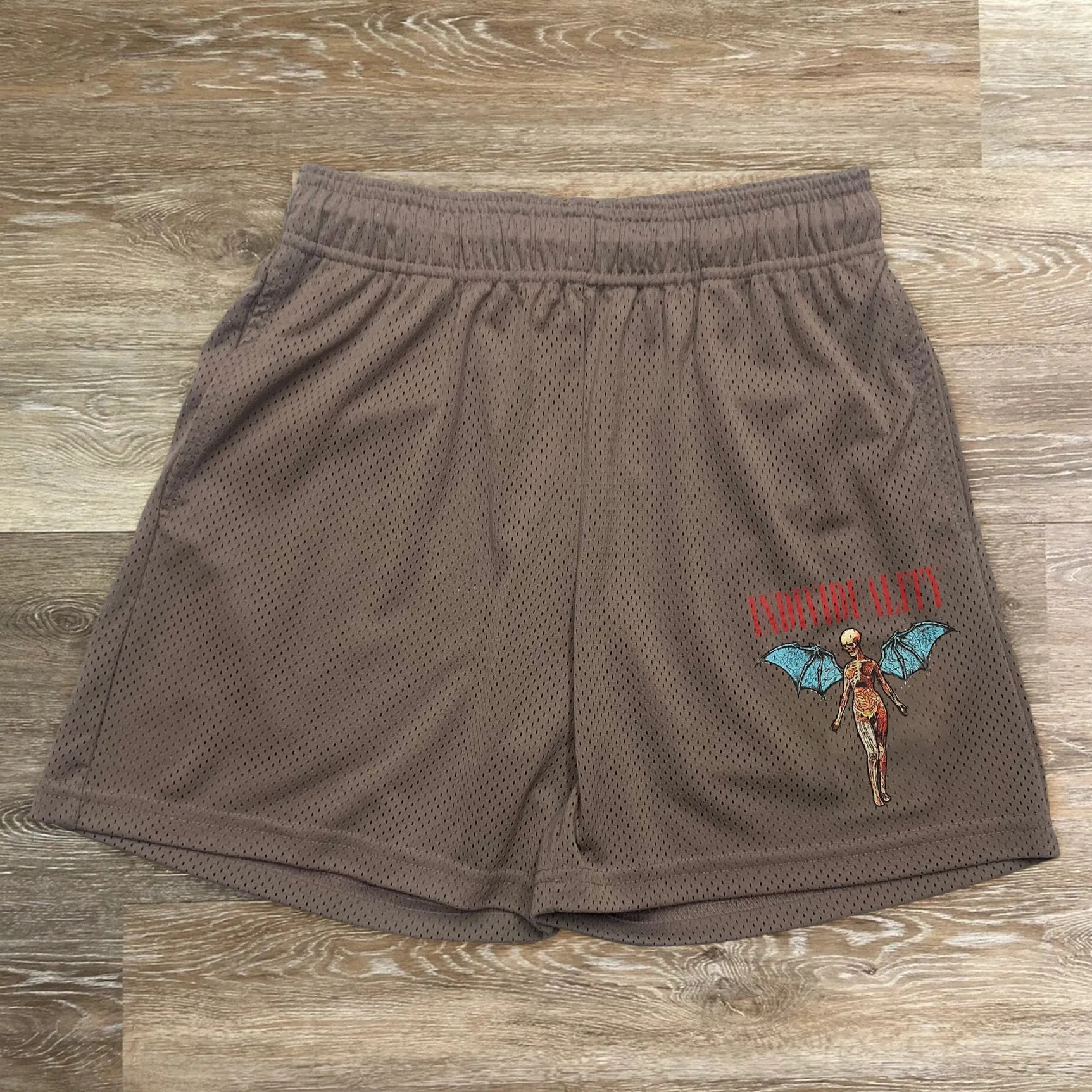 Retro Casual Fashion Sports Mesh Shorts