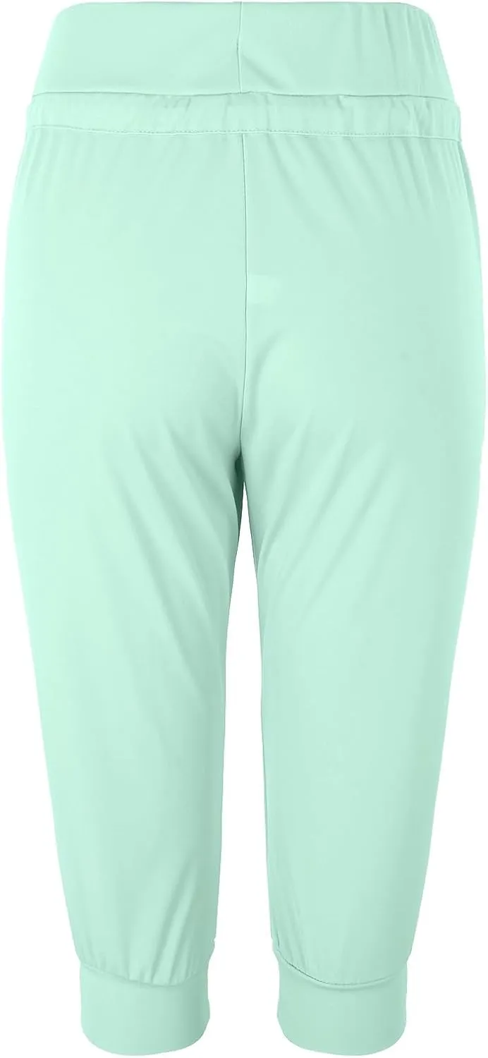 Womens Leggings Cropped Elastic Pants for Women Fashion Casual Fashion Shorts Trousers Solid Ppants Jeans Women Plus